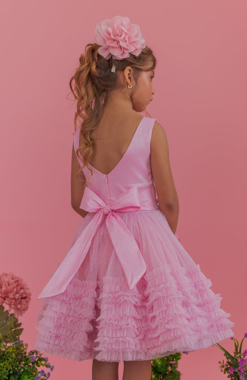 Vestido Para Bebita Delicada - Rosa