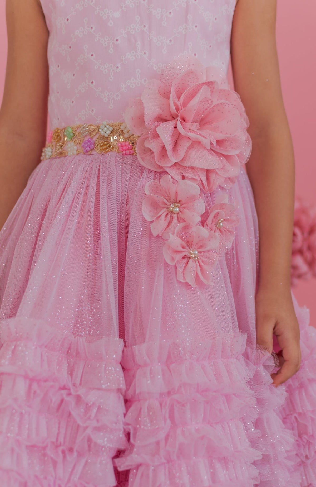 Vestido Para Bebita Delicada - Rosa