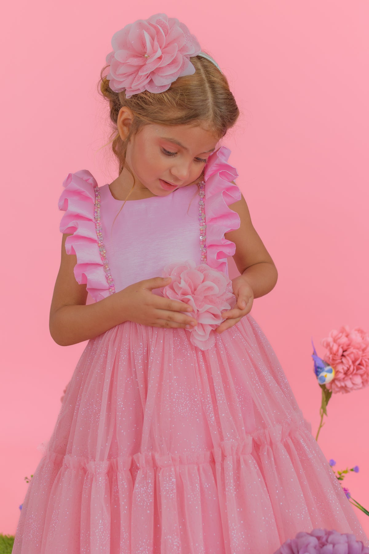 Vestido Para Niña Divina - Rosa