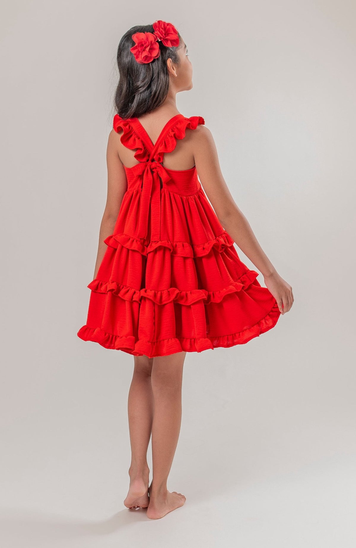 Vestido Para Niña Ambrosia Rojo