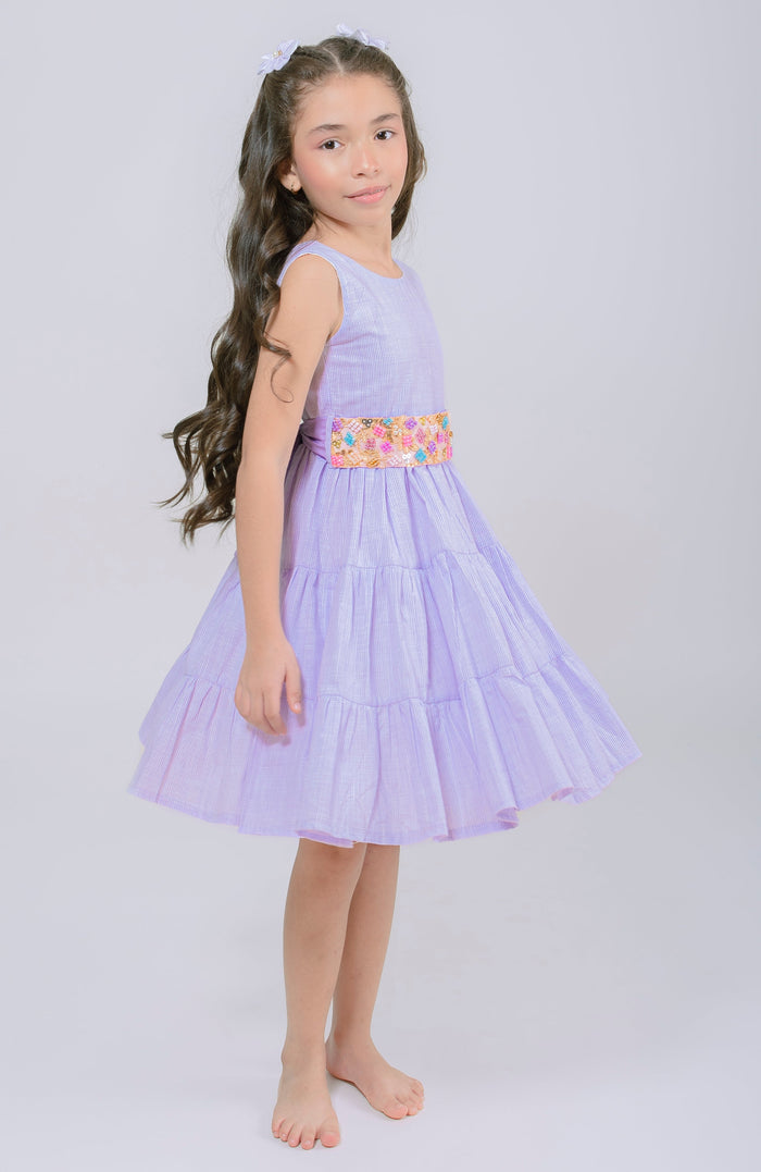 Vestido Para niña Mandato Lila