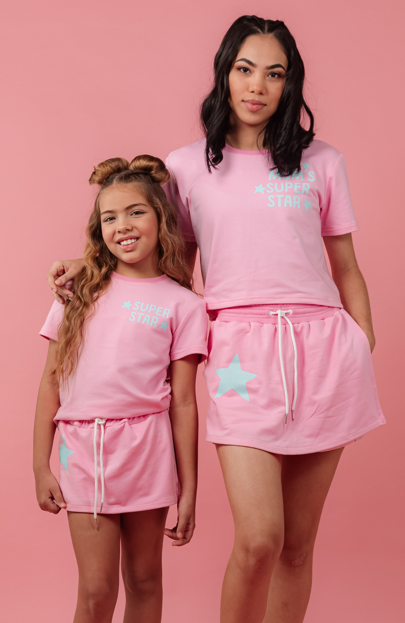 Set Niña Super-Star Falda-Short