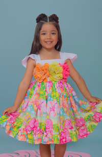 Vestido para Niña Tropical