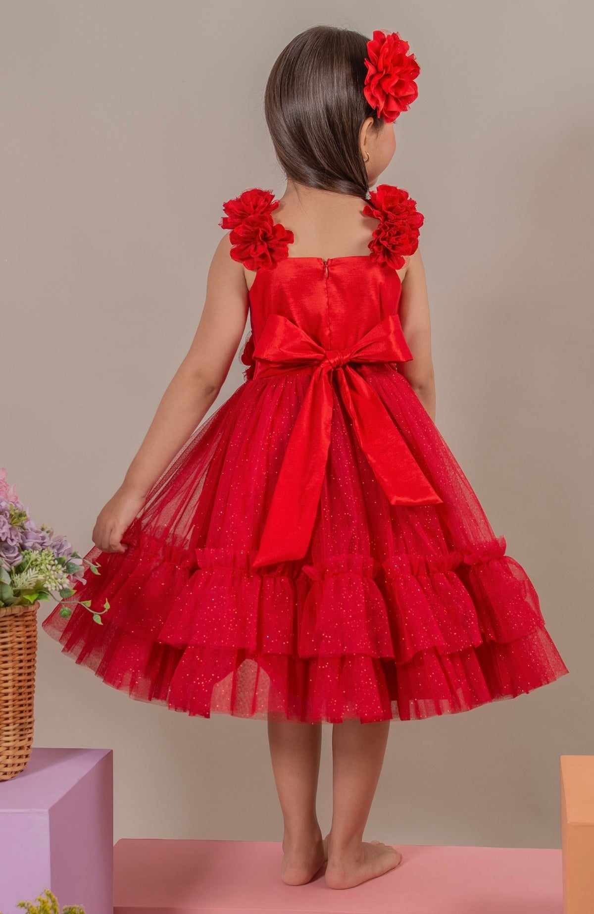 Vestido para Niña Soy Valiosa - Rojo