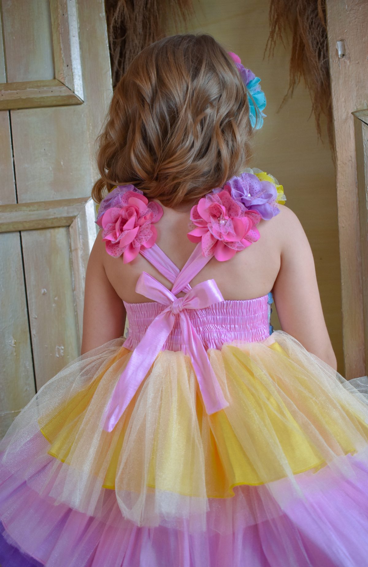 hormigón Arrastrarse Delicioso Vestido Niña Arcoiris – Lilo Couture - Ropa de Diseño para Niñas